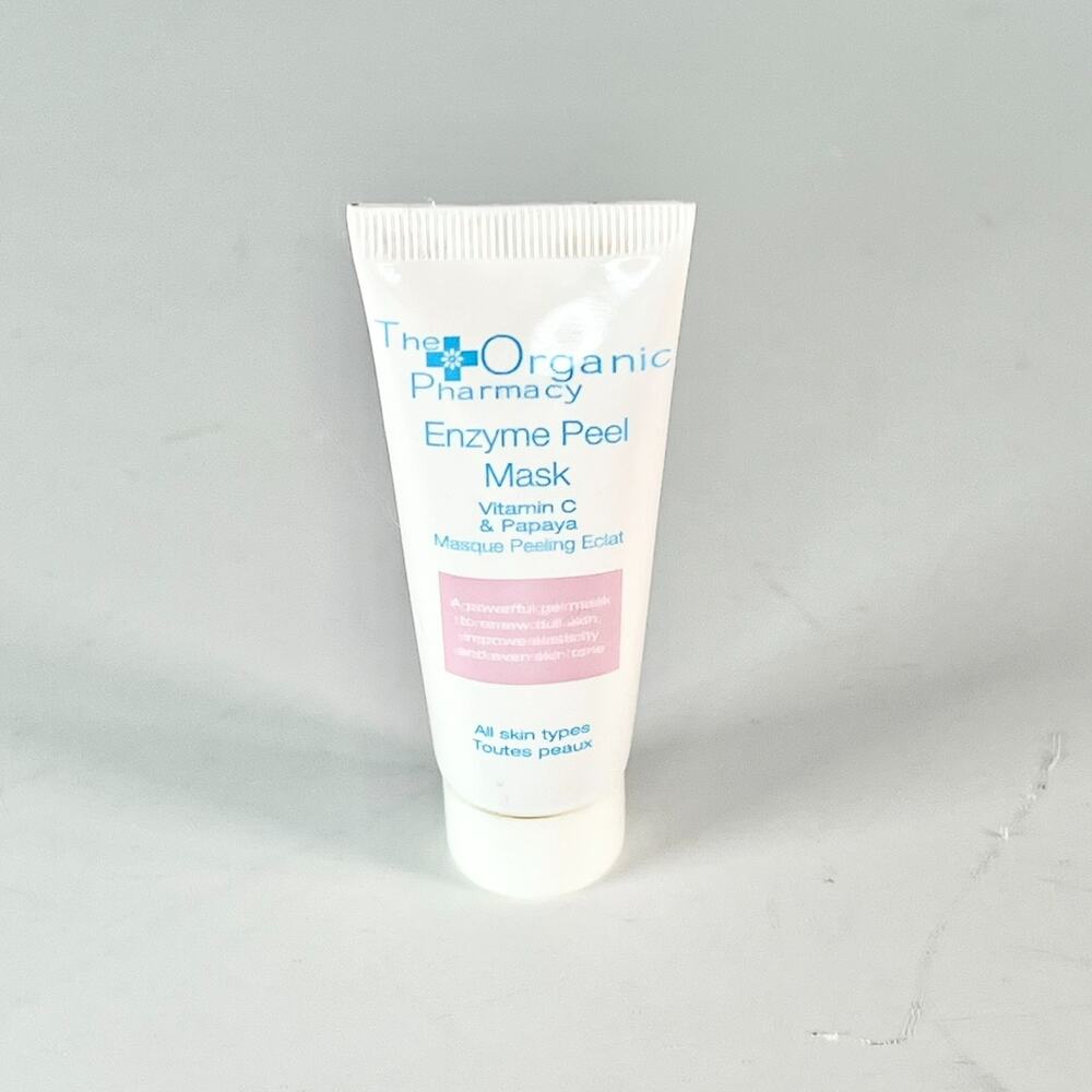 The Organic Pharmacy Enzyme Peel Mask Papaya Vitamin C Travel .5 fl oz 16ml New